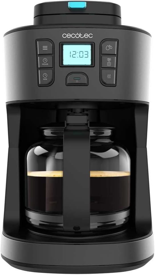 Cafetière Cecotec Superautomatique Cremmaet Compactccino : 19 Bars, Wifi et 5 Niveaux de Mouture