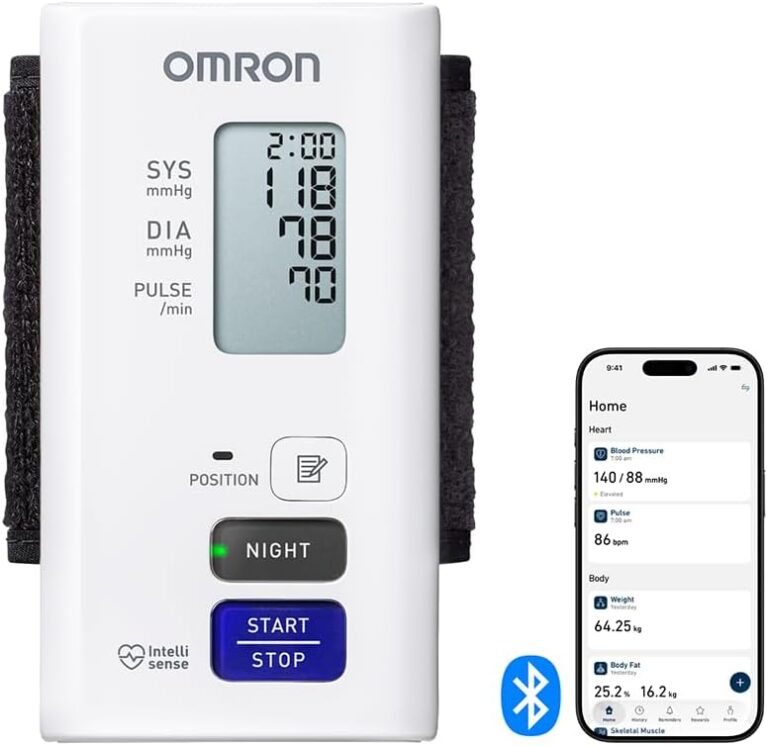 OMRON NightView : tensiomètre silencieux validé cliniquement avec connexion Bluetooth.