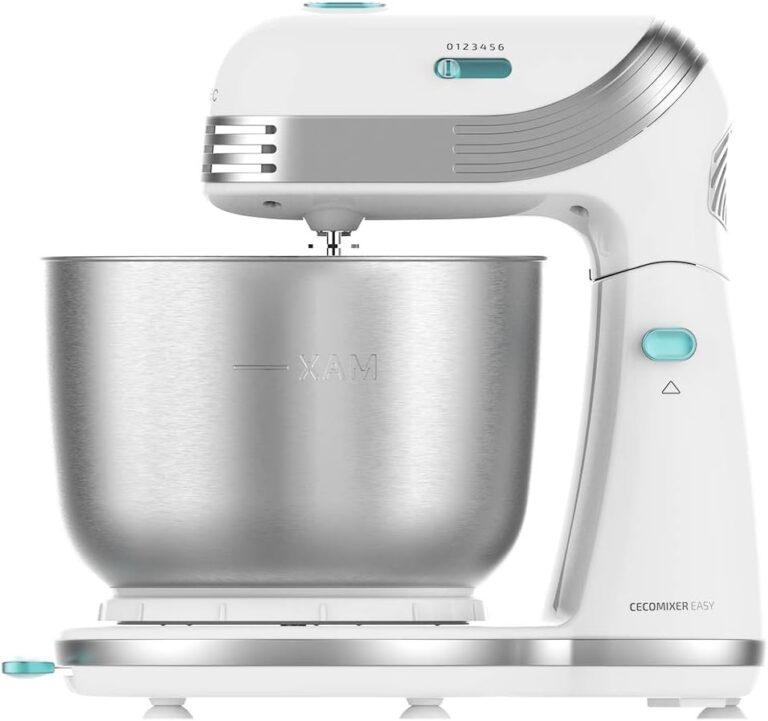 Cecotec Batteur pétrisseur CecoMixer Easy : 250W, 6 vitesses, bol inox de 3L