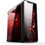 Empire Gaming présente le boîtier PC WarMachine avec verre trempé et éclairage RGB.