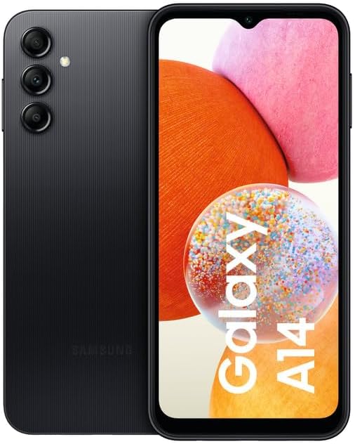 Samsung Galaxy A14 4G Schwarz : smartphone 64 Go disponible pour tous les opérateurs.