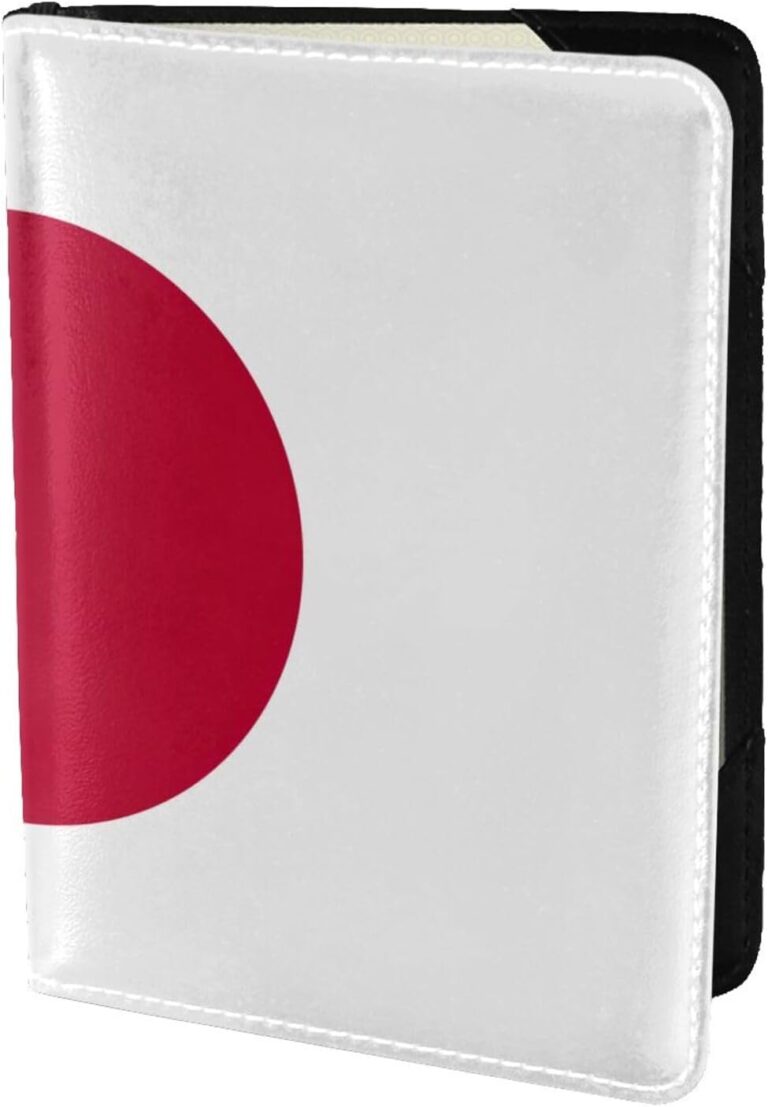 Passeport holder imprimé drapeau japonais : accessoire de voyage essentiel pour hommes et femmes