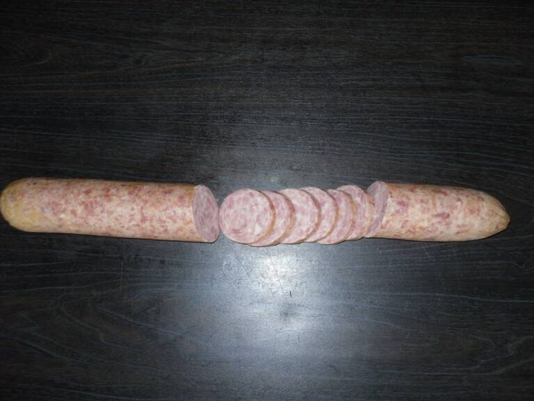 SAUCISSON A L'AIL A L'ANCIENNE NATURE DROIT