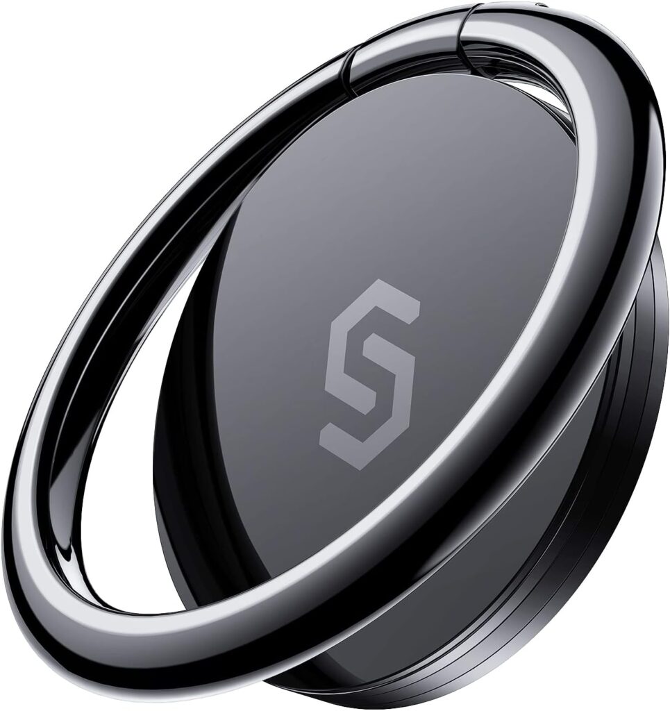 SYNCWIRE : support de téléphone ajustable en zinc pour smartphones, compatible iPhone et Samsung