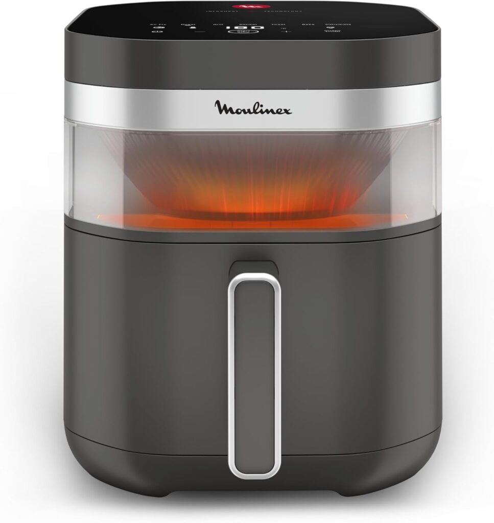 Moulinex lance sa friteuse à air Easy Fry Infrared 7L avec technologie infrarouge exclusive.