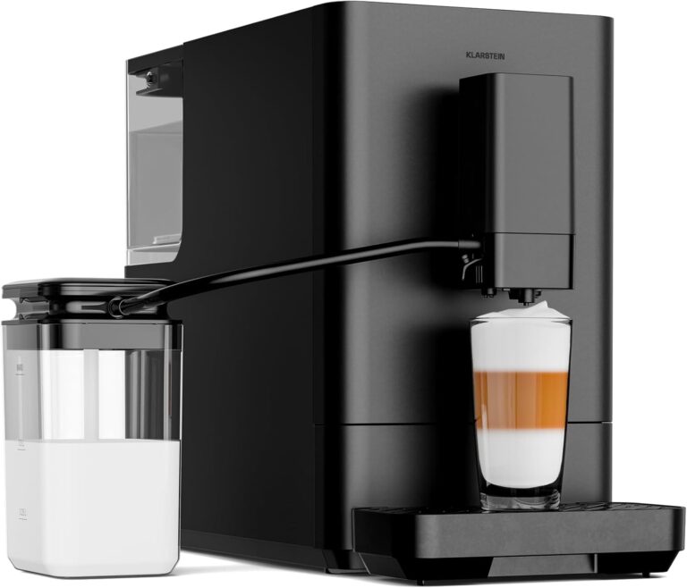 Klarstein Velaire : machine à café automatique 20 bars avec écran tactile et broyeur intégré
