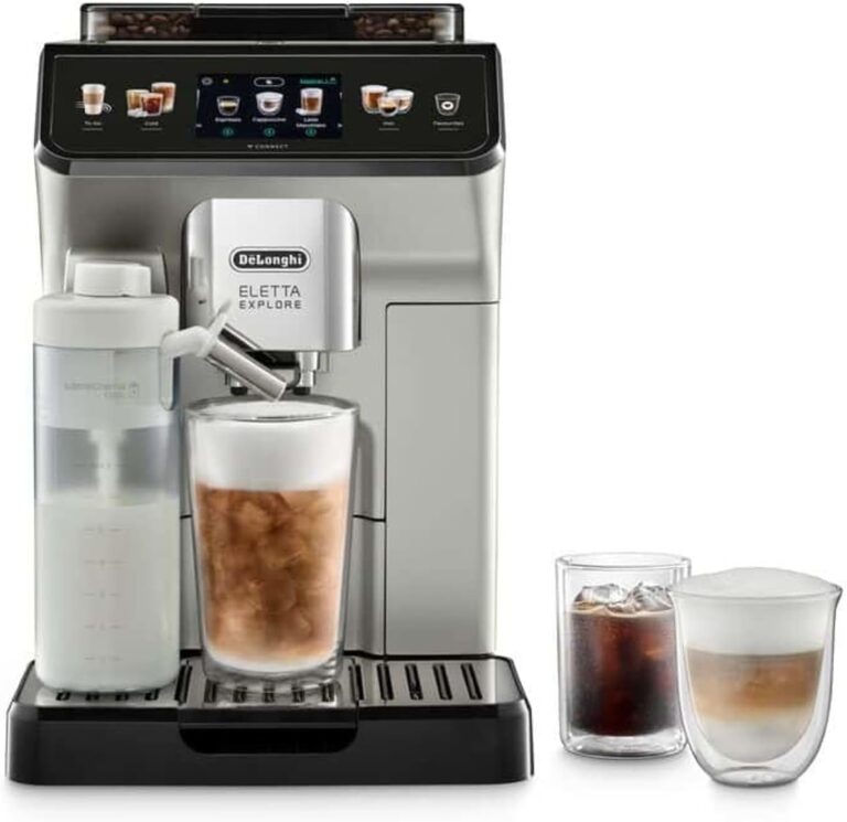 De’Longhi lance la machine à café Eletta Explore ECAM450.65.S avec extraction à froid et écran tactile.