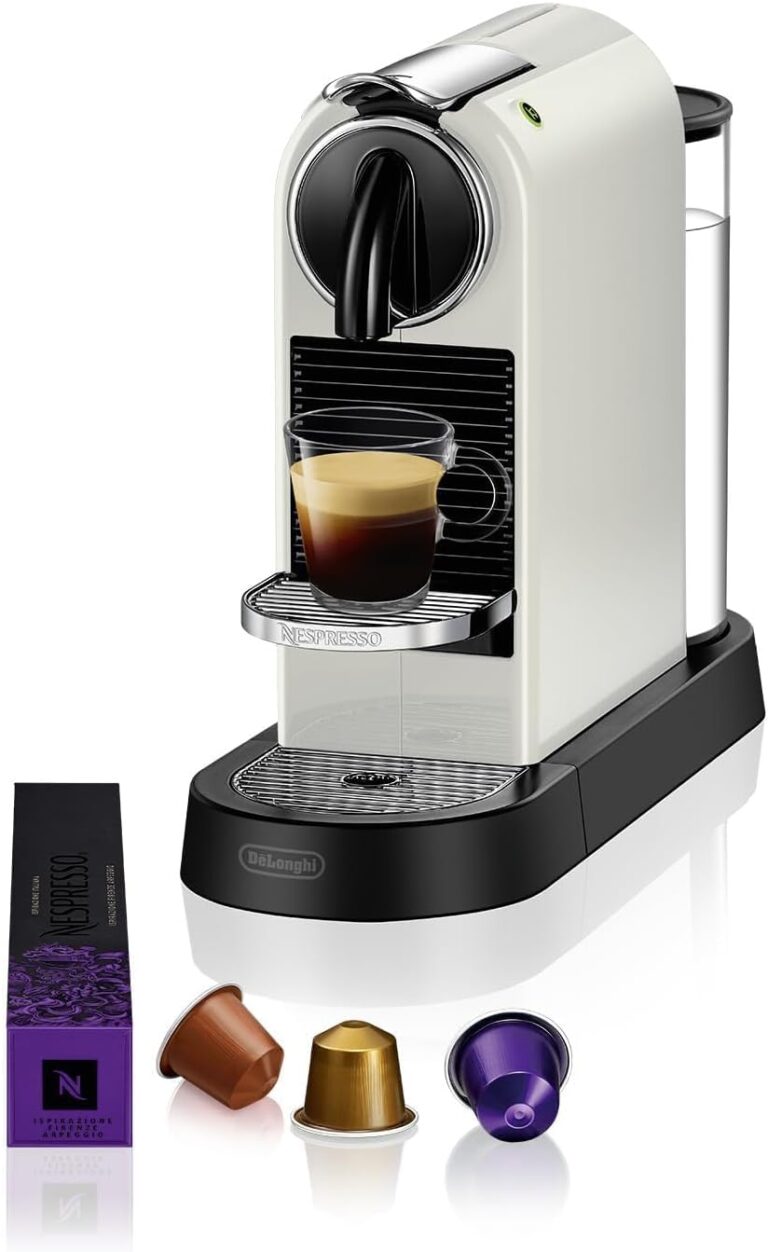 Nespresso De’Longhi Citiz : Machine à café 19 bars et kit de bienvenue inclus.