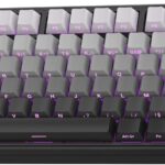OMOTON QMK Via : Clavier Mécanique AZERTY 75% Bluetooth et USB pour PC/Mac/PS5