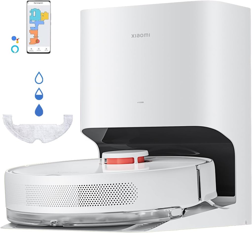 XIAOMI présente son aspirateur robot X10 avec collecte de poussière automatique et nettoyage 2-en-1.