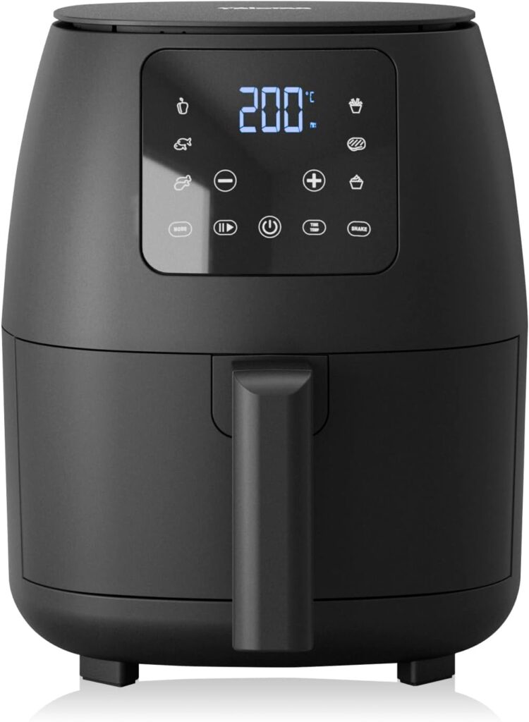 Tristar Mini Friteuse à air numérique de 2L : 6 programmes sans huile et thermostat réglable.