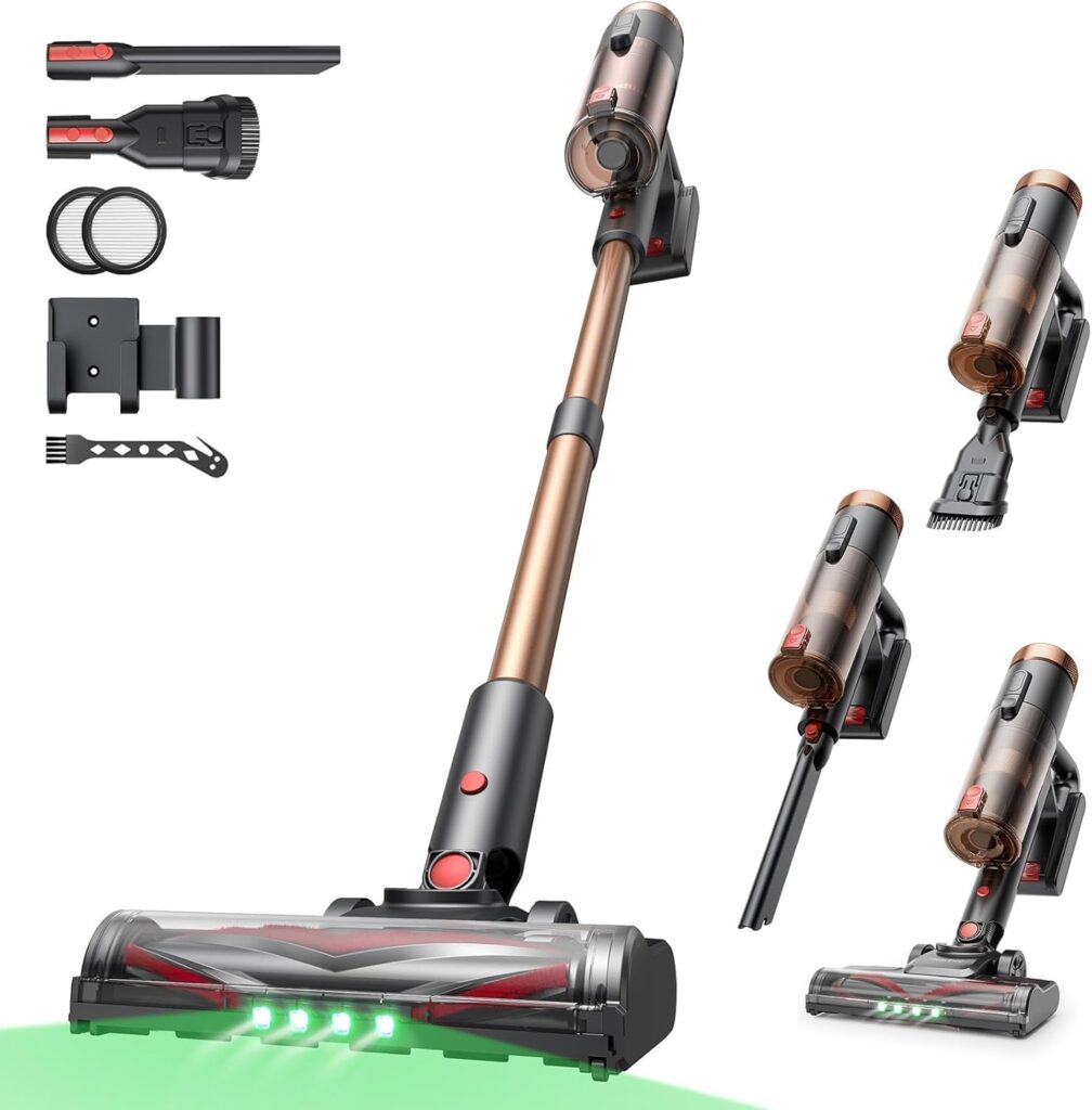 Proscenic lance un aspirateur sans fil de 450 W, efficace sur tapis et carrelage.