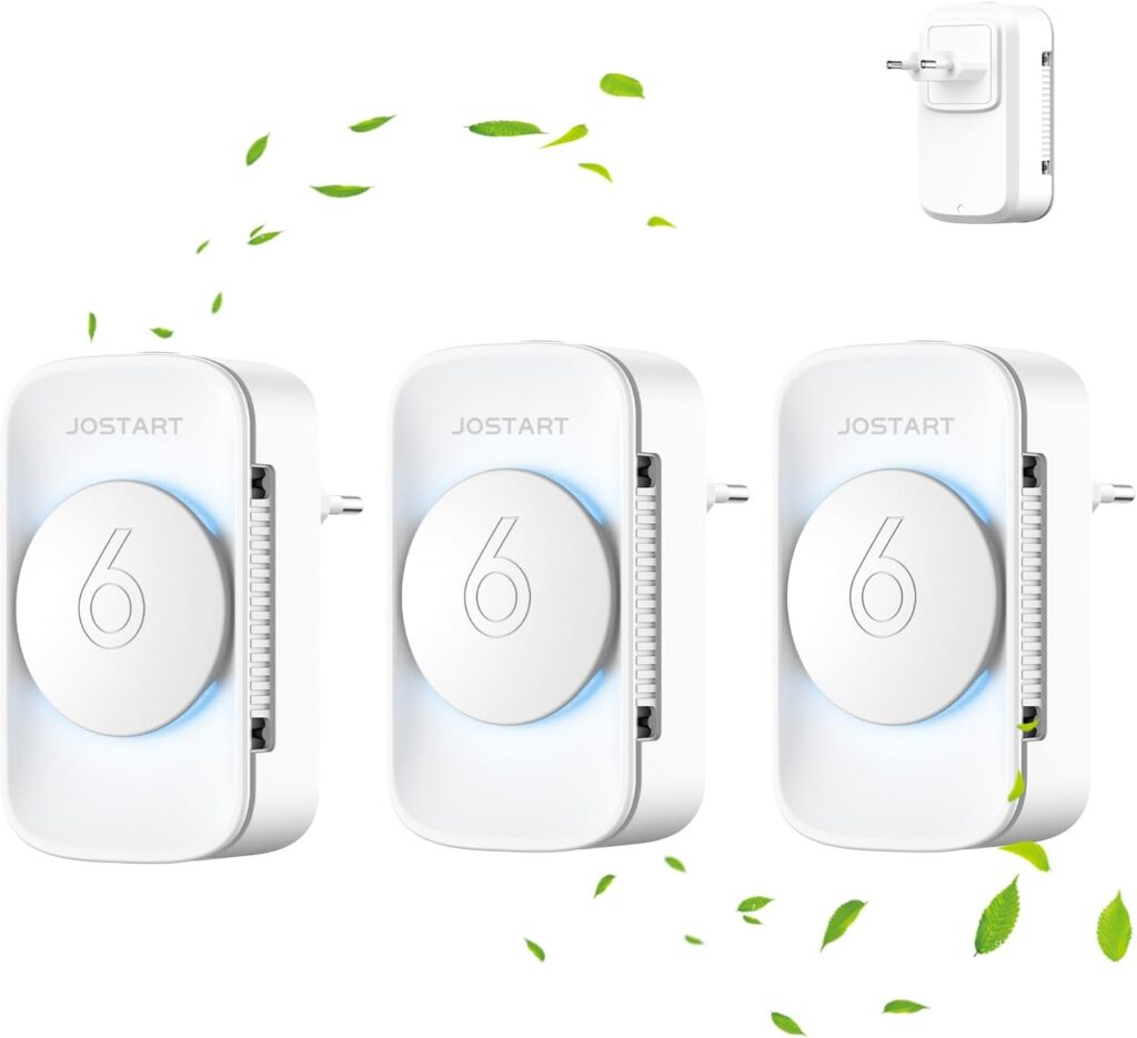 Filtre à air Jostart Ioniser : Kit de 3 pour réduire les odeurs et formaldéhyde dans les appartements.