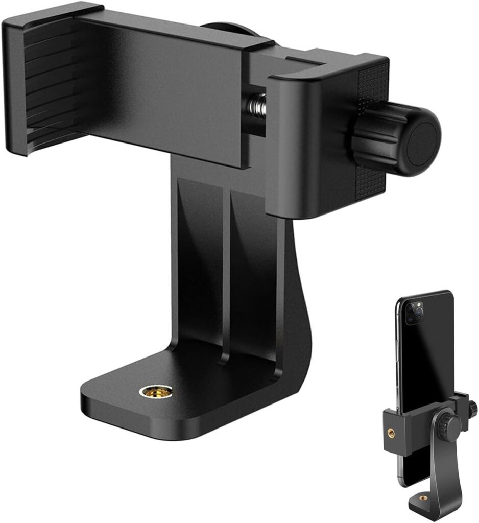 Universal 360 Degree Tripod Mount Compatible avec iPhone et Smartphones Android