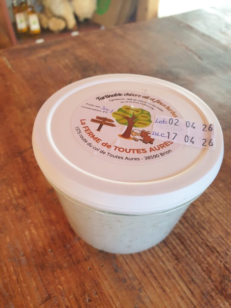 Rappel Consommateur – Détail Tartinable chèvre ail et fines herbes GAEC LA FERME DE TOUTES AURES