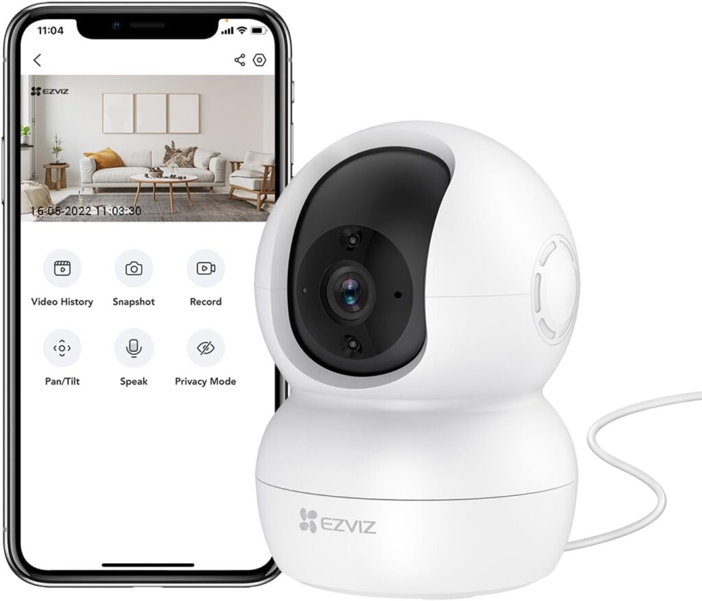 EZVIZ lance une caméra de surveillance intérieure 360° FHD avec détection de mouvement et audio bidirectionnel.