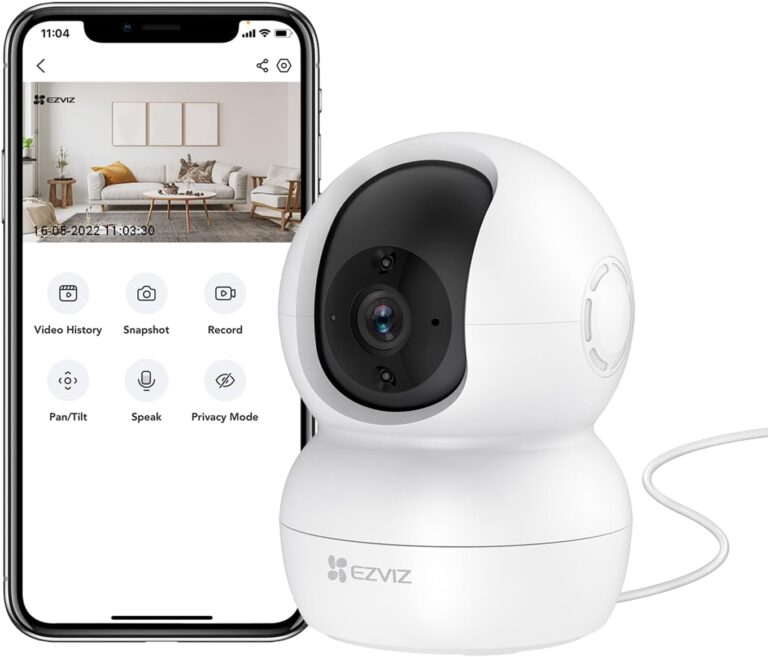 EZVIZ lance une caméra de surveillance intérieure 360° FHD avec détection de mouvement et audio bidirectionnel.