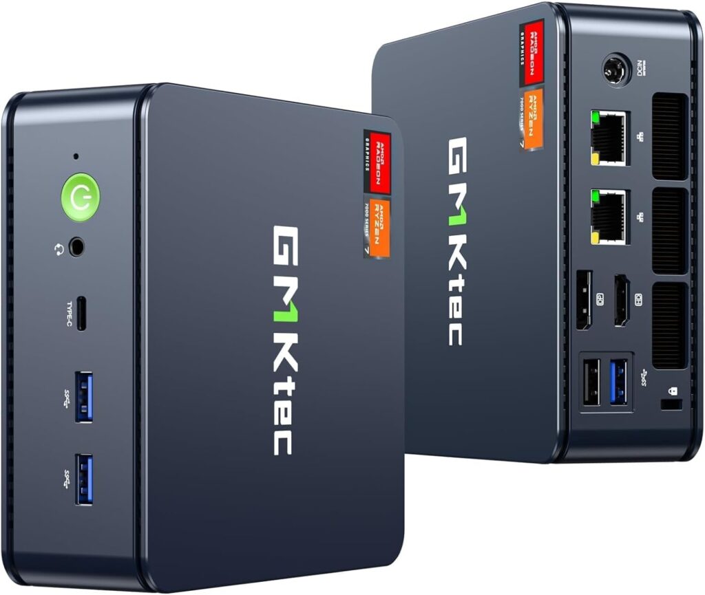 GMKtec M6 Ultra Mini Gaming PC : Ryzen 7640HS, 32 Go RAM, triple affichage 4K.
