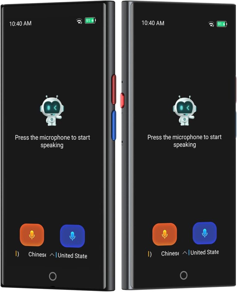 Dispositif de traduction vocale multilingue en ligne et hors ligne sans Wi-Fi pour professionnels.