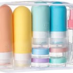 17 bouteilles de voyage en silicone réutilisables et écologiques pour cosmétiques et soins personnels