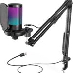 FIFINE lance un microphone USB pour gaming, compatible PC et consoles avec accessoires intégrés.