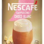Nescafé lance une nouvelle formule de Cappuccino Chocolate White en poudre de 270 g.