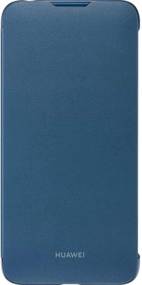 HUAWEI présente une coque Folio pour le smartphone Y7 2019 disponible en bleu.