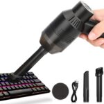 Mini aspirateur sans fil rechargeable : outil de nettoyage efficace pour ordinateurs et voitures.