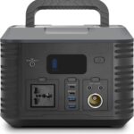 Station électrique portable 500Wh avec batterie LiFeP04 rechargeable à 80% en 30 minutes.
