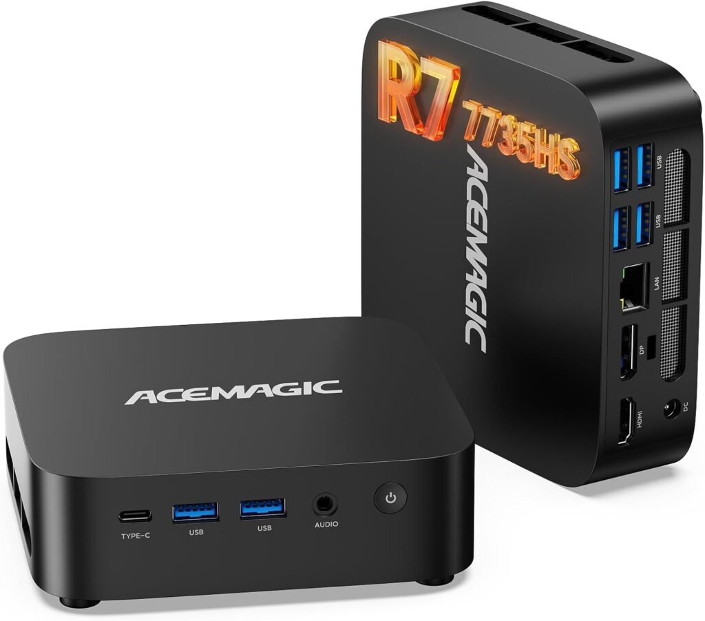ACEMAGIC M1 : Un mini PC avec Ryzen 7 et triple affichage prend en charge Windows 11 Pro.
