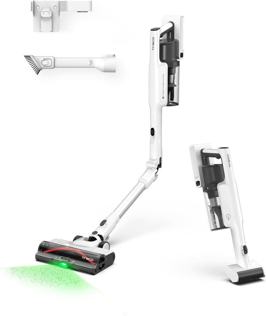 Tineco Pure One A50S Plus : aspirateur et nettoyeur sans fil avec autonomie de 70 minutes.