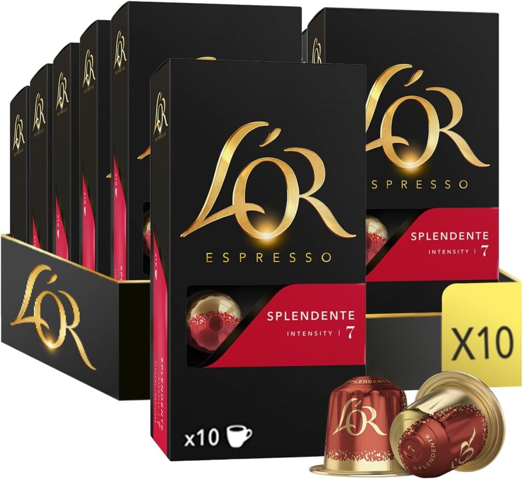 L’Or Espresso Coffee lance des capsules compatibles Nespresso®* avec une intensité de 7.