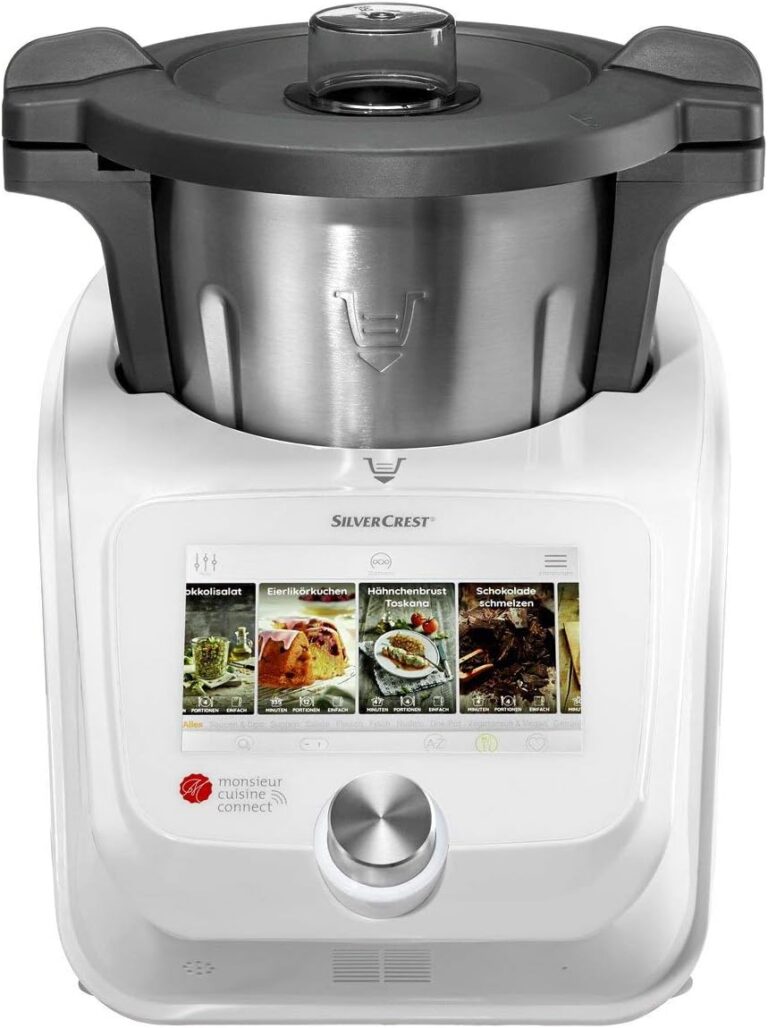 Lancement du robot-cuiseur Silvercrest Monsieur Cuisine Connect : caractéristiques et accessoires.