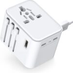 Adaptateur de voyage universel avec ports USB : compatible pour 10 pays dont les USA et le Canada