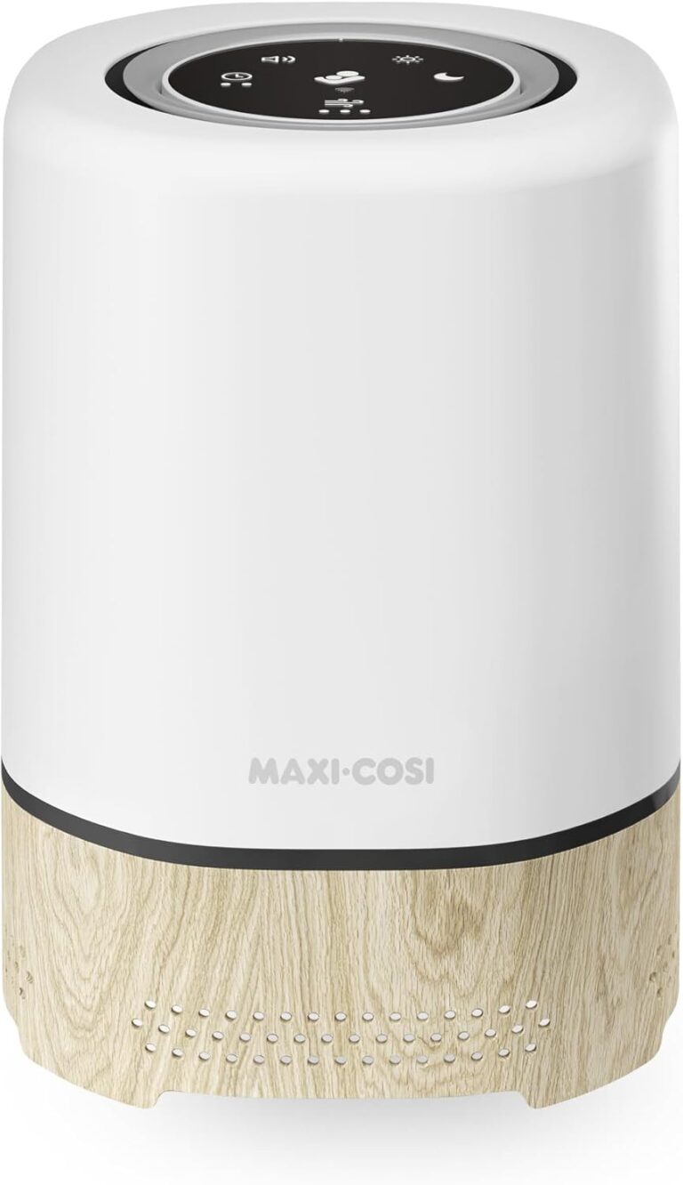 Maxi-Cosi Clean 3-in-1 Air Purifier Certifié HEPA H13, Compatible Alexa et Google Assistant