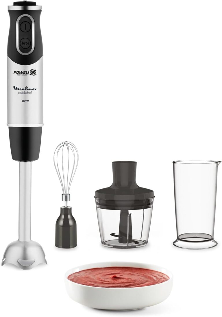 Moulinex présente le blender Quickchef DD655811 aux caractéristiques polyvalentes et puissantes.