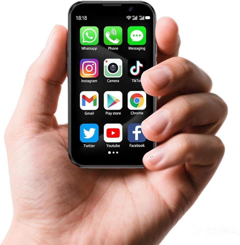 Lancement du Mini Smartphone 3.0 pouces pour enfants : 2 Go RAM, Android 9.0, reconnaissance faciale.