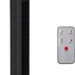 Homcom présente un ventilateur colonne silencieux de 50 W avec oscillation de 70° et télécommande
