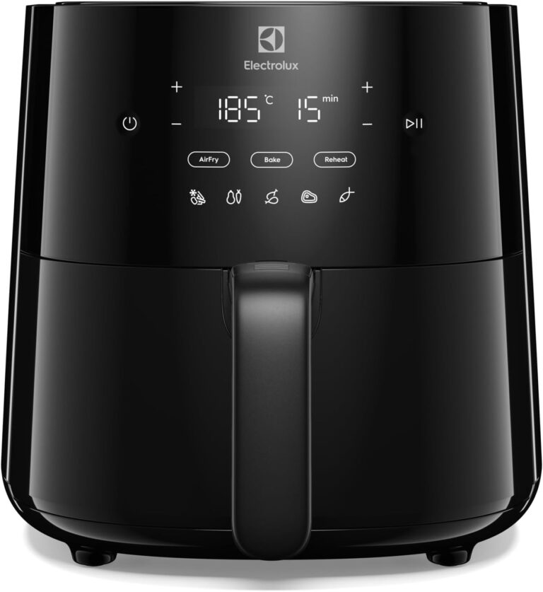 Electrolux Air Series 600 EAF3B : Friteuse compacte de 3,3 litres pour cuisson saine et facile.