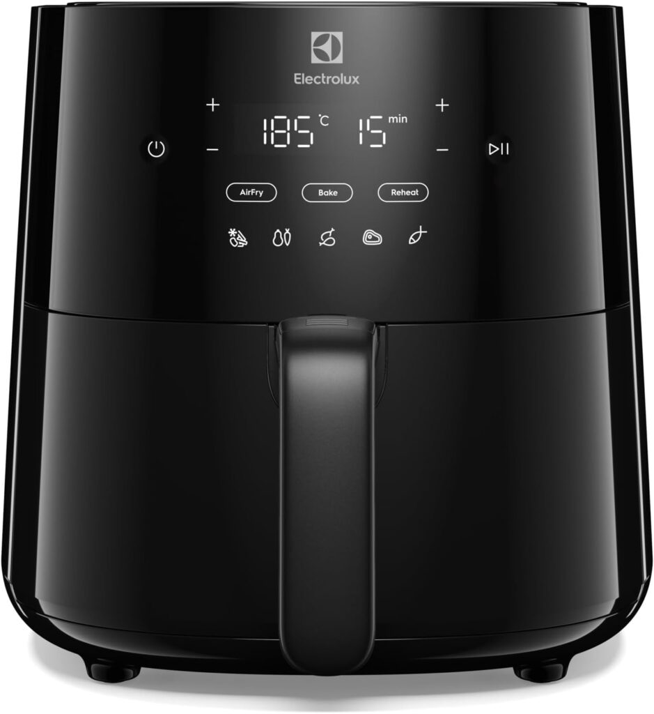 Electrolux Air Series 600 EAF3B : Friteuse compacte de 3,3 litres pour cuisson saine et facile.