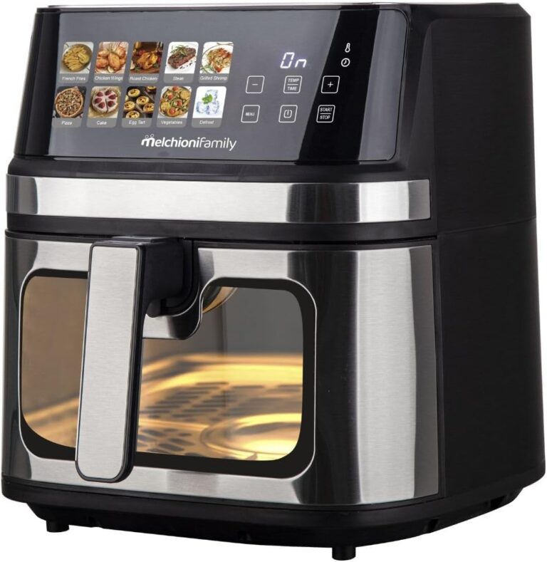 Melchioni Family lance la friteuse à air GAIA PLUS de 8L avec double résistance en noir