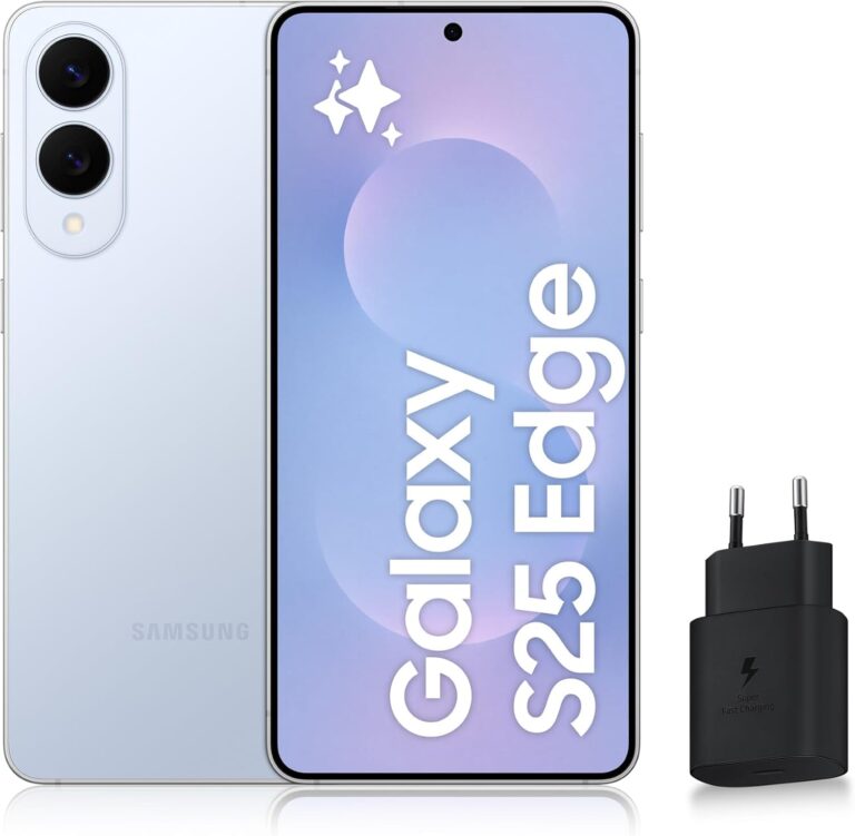 Samsung présente le Galaxy S25 Edge, un smartphone Android 5G avec 512 Go disponible en version française.