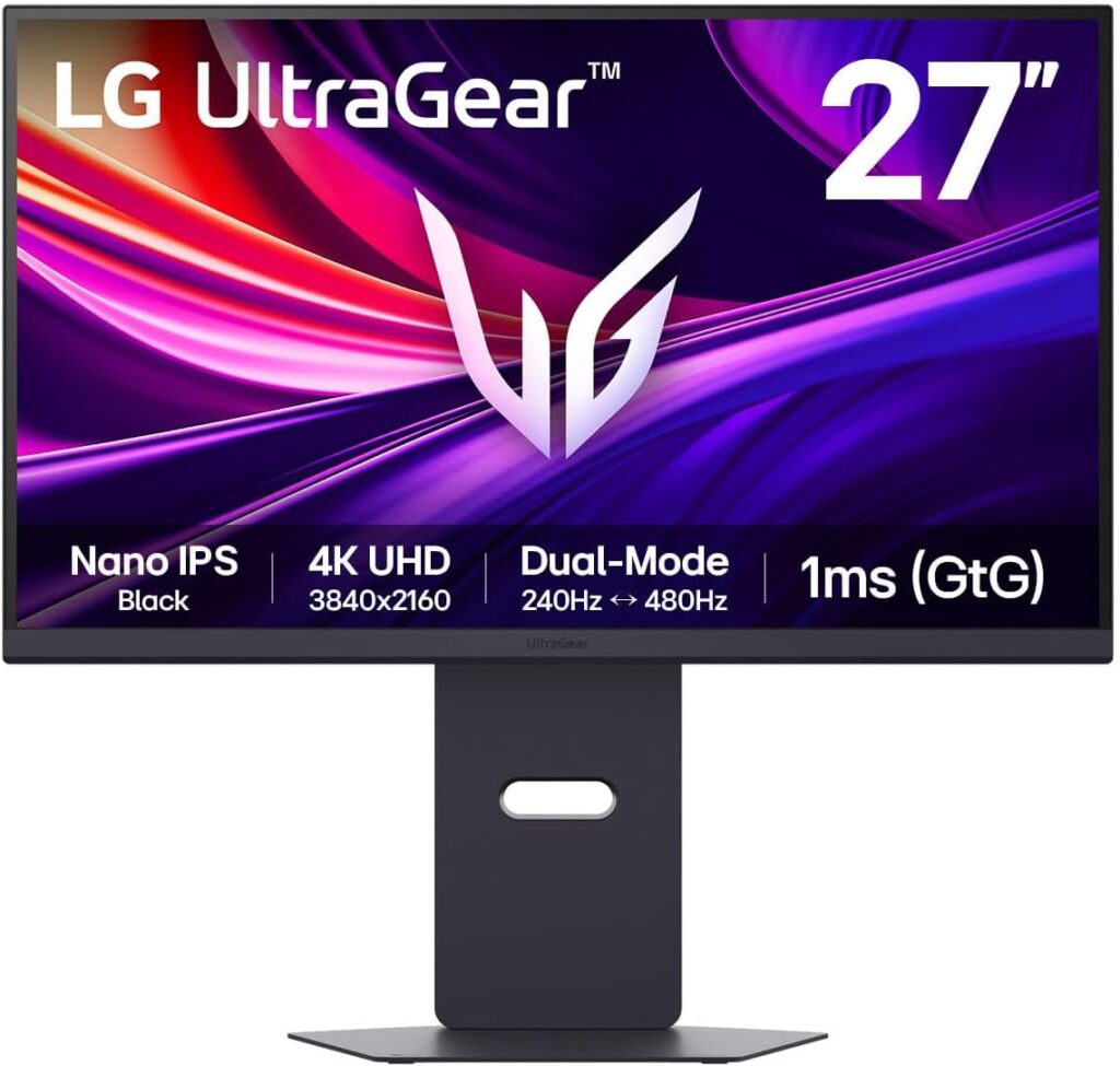 LG présente un écran gaming Ultragear 27G850A-B avec résolution UHD et fréquence de 240 Hz.