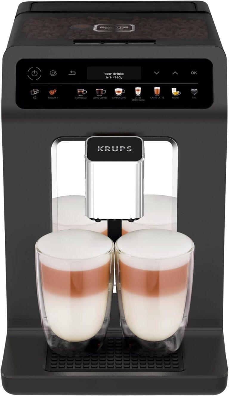 Krups Evidence EA895N10 : machine à café espresso automatique de 2,3 L disponible en Europe.