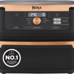 NINJA Foodi FlexDrawer AF500EUCP : Friteuse à air 7-en-1 de 10,4L avec séparateur amovible.