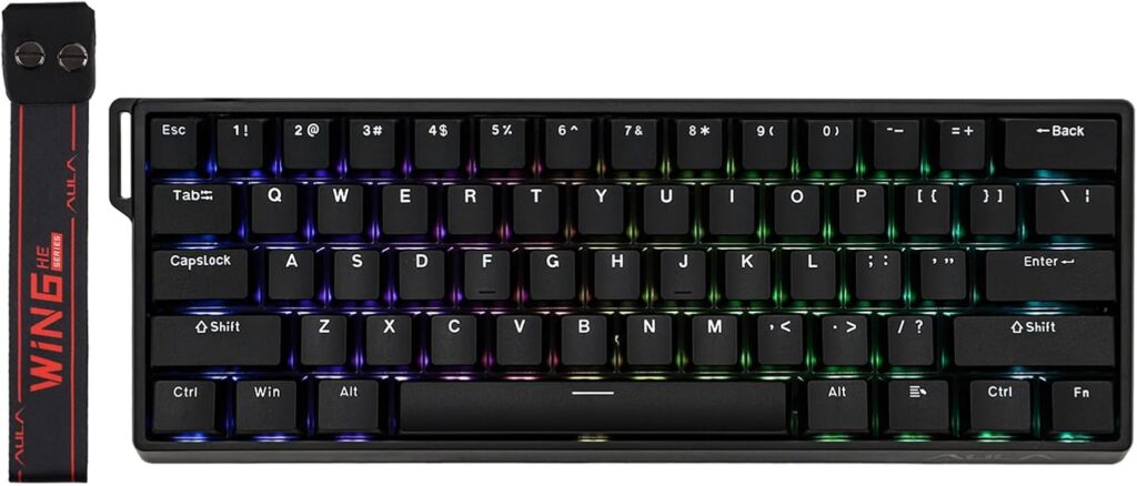 EPOMAKER présente le clavier mécanique Aula WIN60 HE 60% avec des commutateurs à effet Hall et un taux d’échantillonnage de 8,000 Hz.