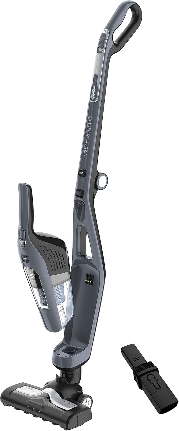 Rowenta présente un aspirateur sans fil 2 en 1 avec 75 minutes d’autonomie et technologie cyclonique.