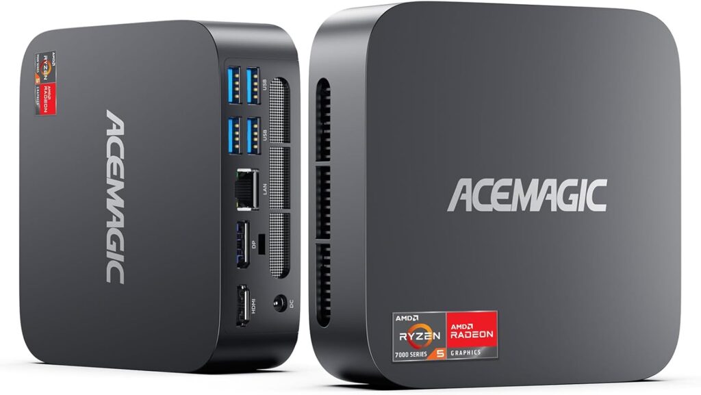 Lancement du mini PC ACEMAGIC avec AMD Ryzen 5, 16 Go de RAM et 512 Go SSD pour les bureaux scolaires.