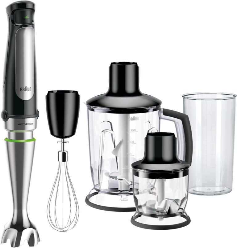 Braun MultiQuick 7 : Un mixeur aux performances avancées pour les aliments durs, 1000W