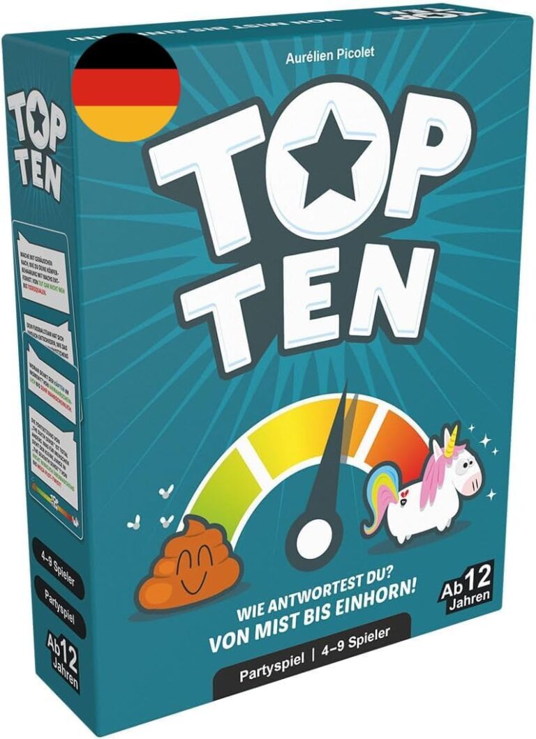 Asmodee présente Top Ten, un jeu de société nominé pour le meilleur jeu de l’année 2022.